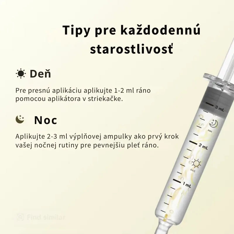 Kórejská peptidová ampulka pre hodvábny lifting